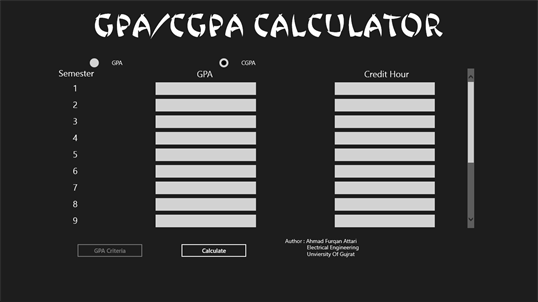 GPA/CGPA Calculator screenshot 3