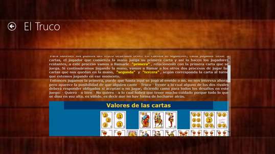 Reglas del Truco Argentino screenshot 2