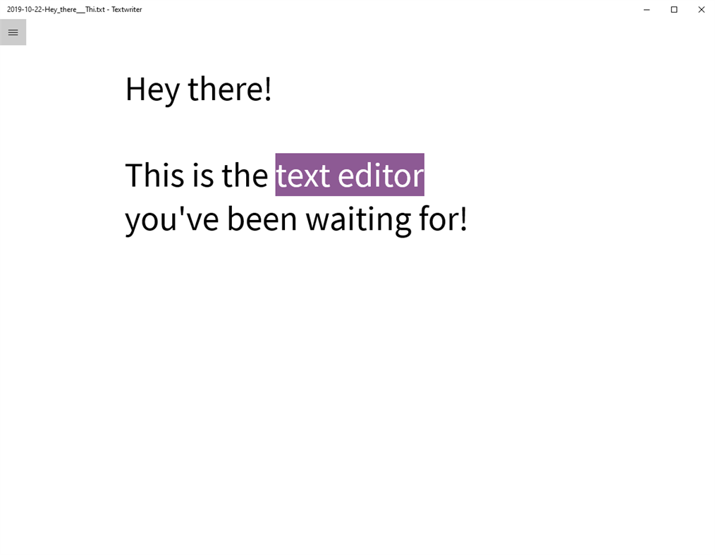 #1. Text-writer (Windows) โดย: Aliens bring change
