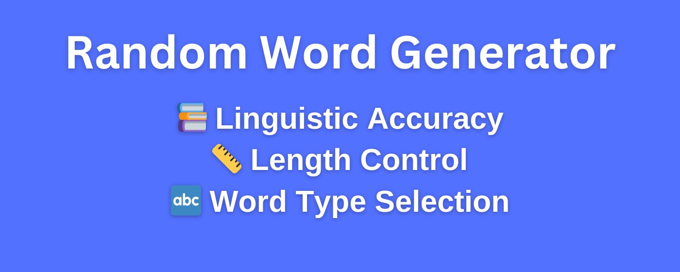 Random Word Generator