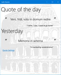 Latin Quotes screenshot 1