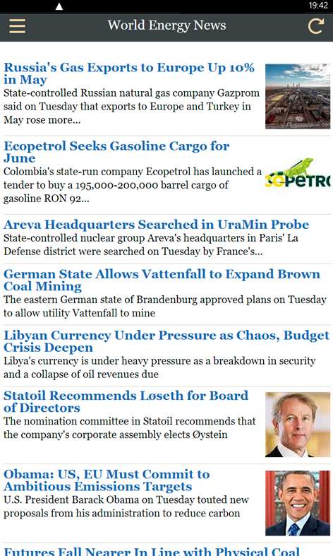 World Energy News Screenshots 2