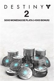 5000 (+1000 bonus) monedas de plata de Destiny 2