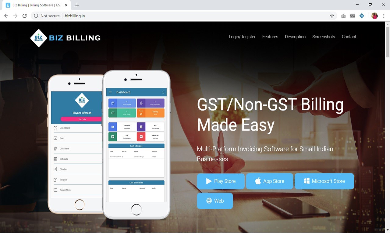 Biz Billing- GST Billing Software, App