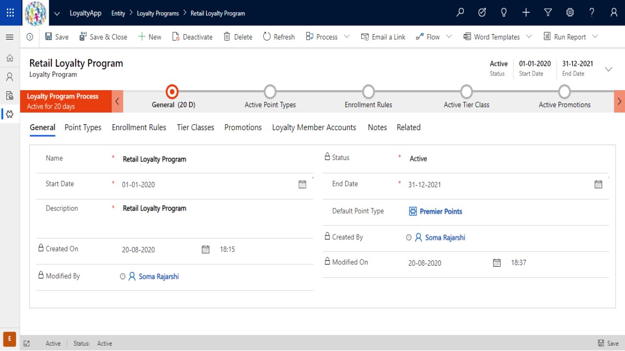 Snapshot 2 of LoyaltyOne Customer Loyalty Management Solution - powered by Power Platform and Customer Insights