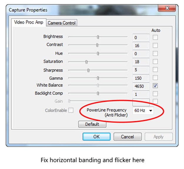 Webcam settings tool for windows online 10