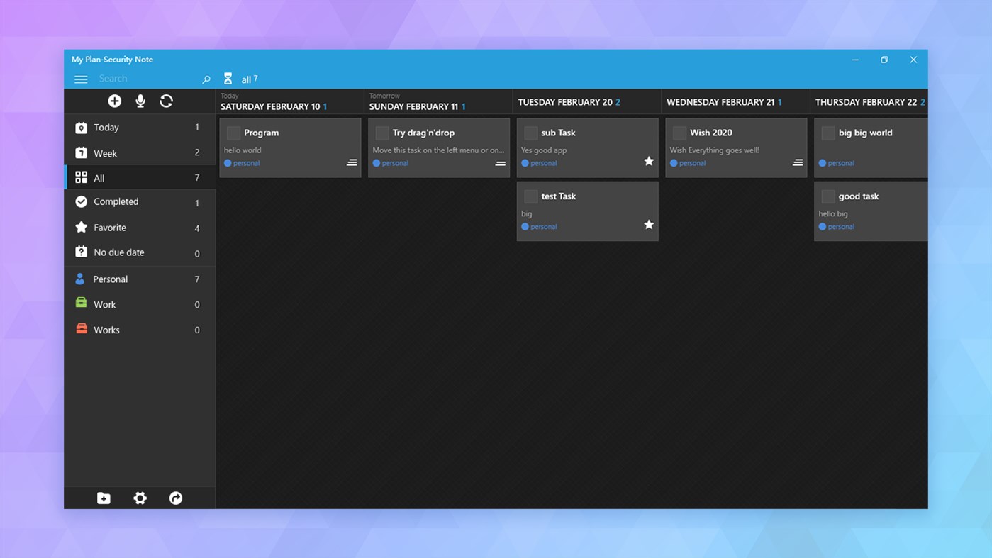 #3. 2DO - Tasks, Reminders & To-Do Lists (Windows) Göre: SecurityDevelopment