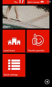 Thumb Launcher screenshot 1