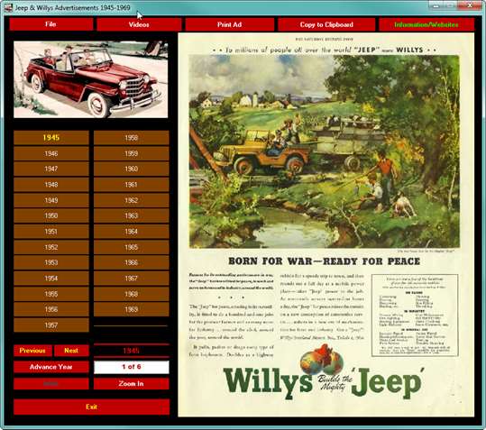 Jeep Ads 1945-1969 screenshot 1