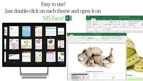 Templates for MS Excel Screenshots 1