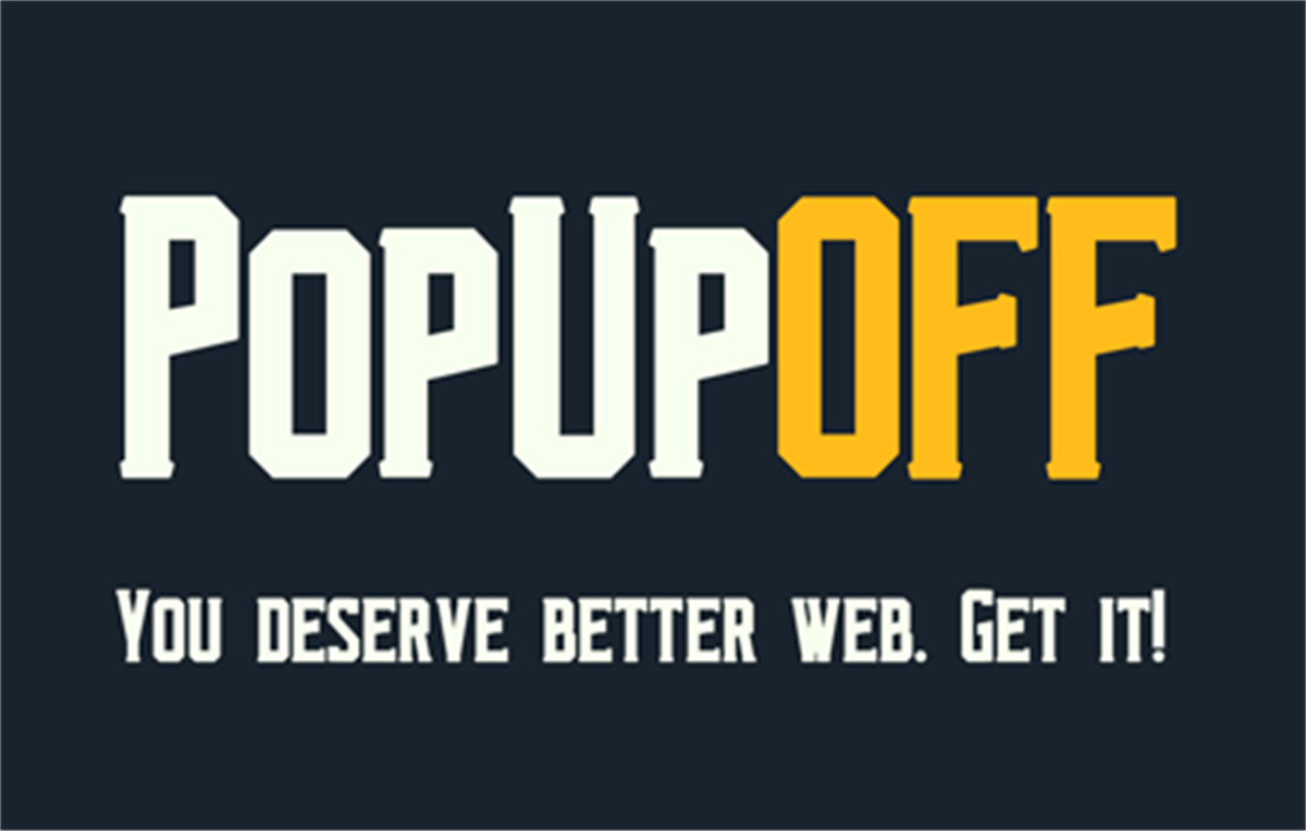 PopUpOFF - Popup and overlay blocker