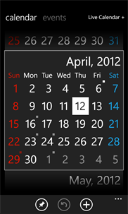 Live Calendar + screenshot 1