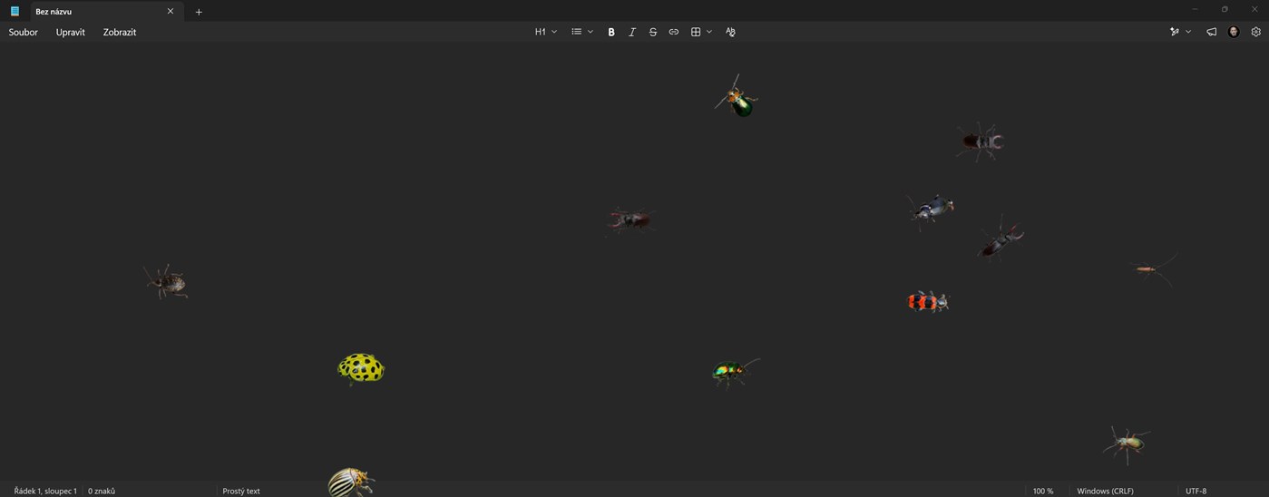#1. Bug Dance (Windows) Od: Jiří X. Doležal