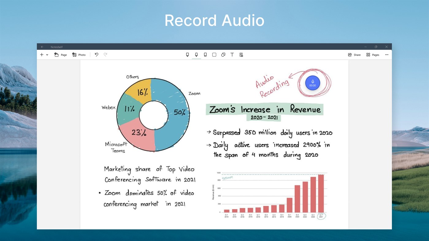 #3. Noteshelf (Windows) Podle: Fluid Touch Pvt Ltd
