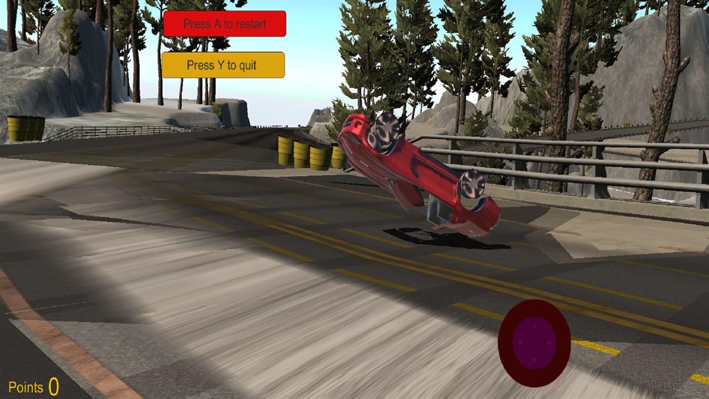 #2. car game in the forest (Windows) 由: jasonthedesign