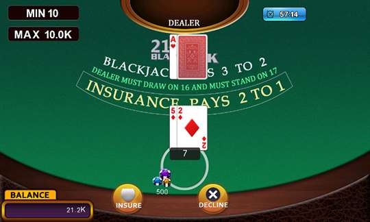 BlackJack 21 - Free screenshot 4