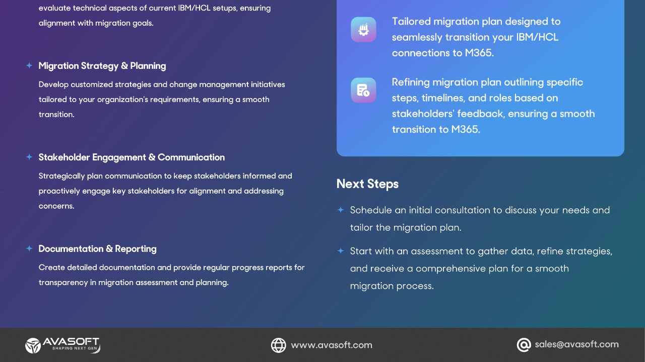 Snapshot 2 of IBM/HCL to SharePoint/OneDrive Migration: Assessment