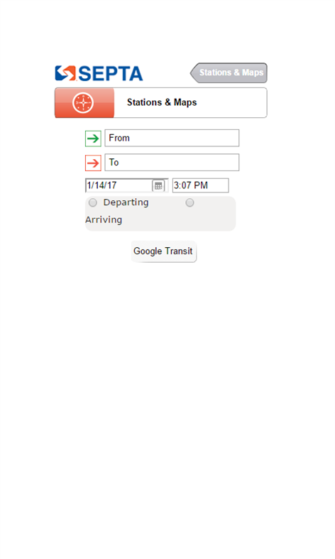 Septa mobile Screenshots 1