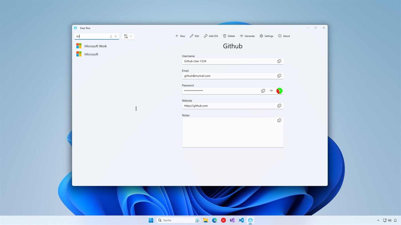 #3. Ease Pass (Windows) De: Julius Kirsch
