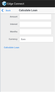 Loan Calculator POC screenshot 1