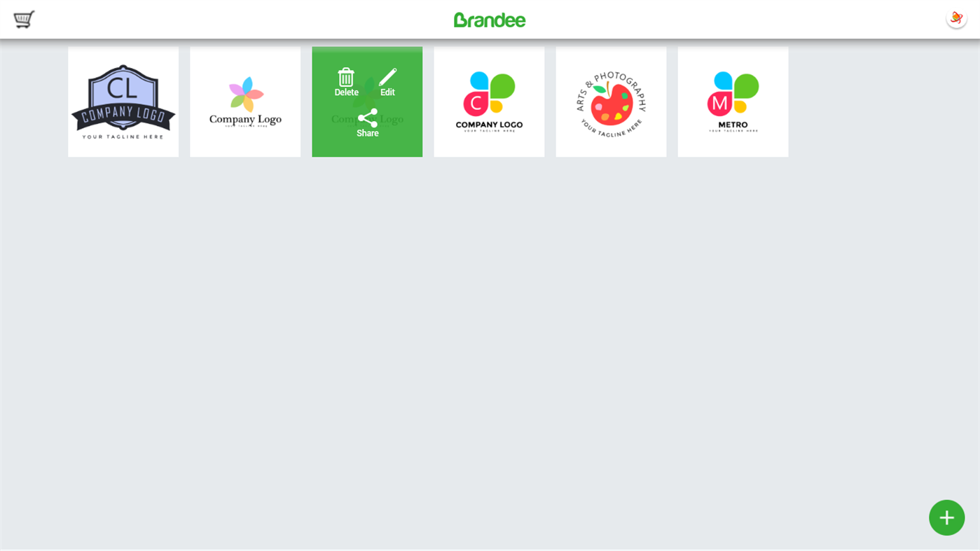 #1. Brandee - Logo Generator (Windows) 由: XLabz Technologies