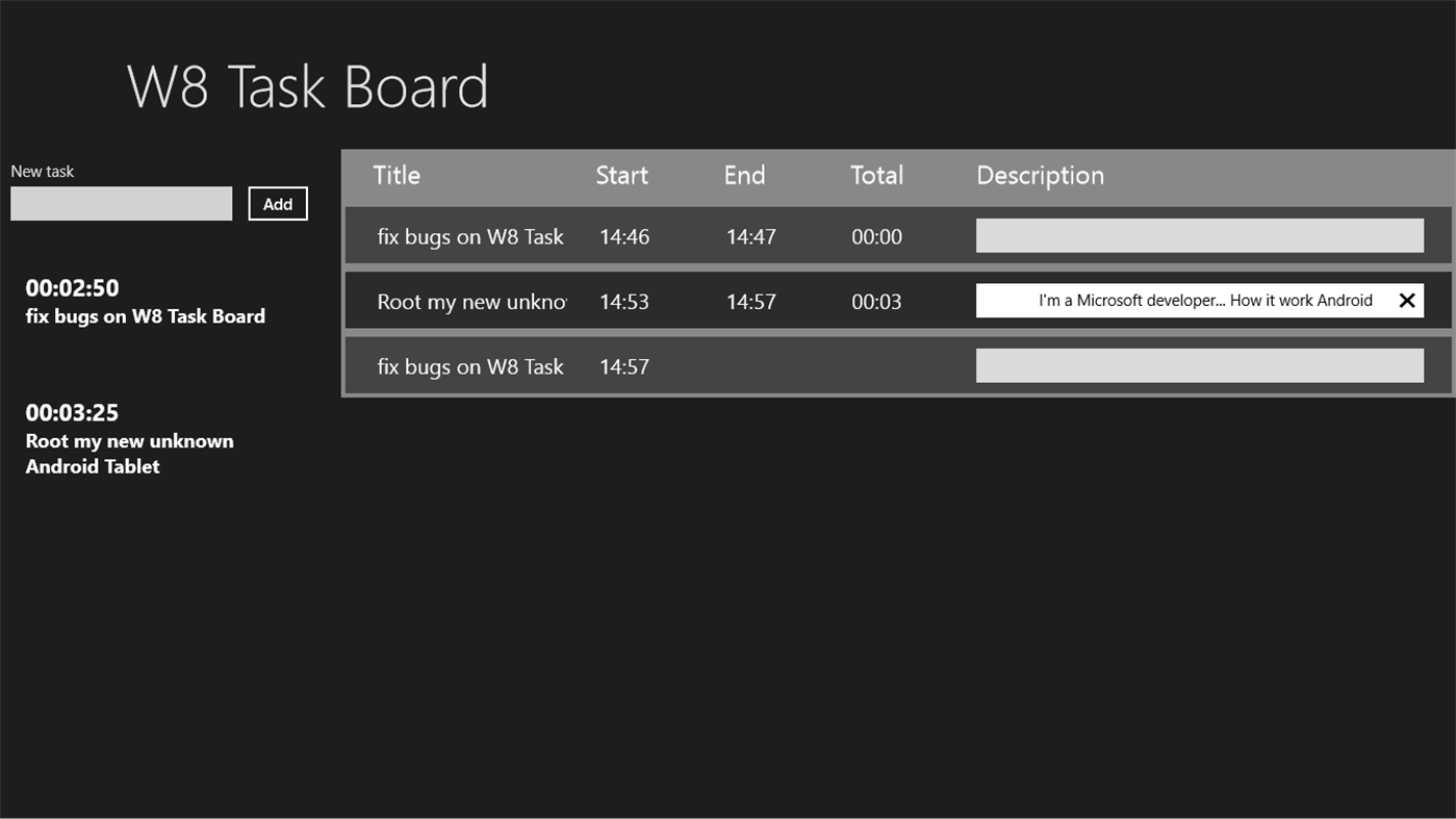 #1. W8 Task Board (Windows) 由: Andy74