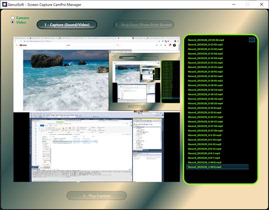 G-ScreenRecorder CamPro Manager screenshot 1
