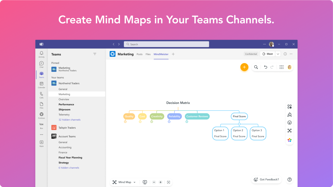 Channel  MindMeister Mind Map