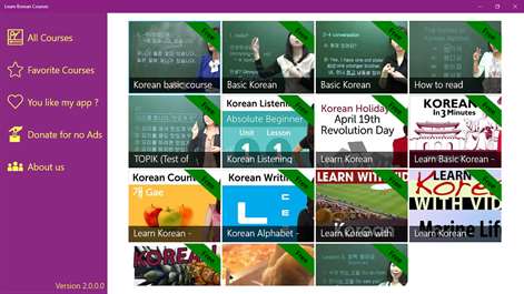 Learn Korean Courses Screenshots 1
