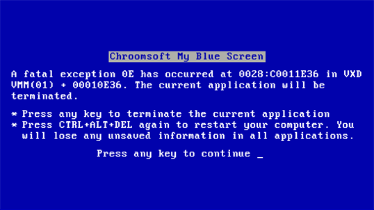 My Blue Screen screenshot 5