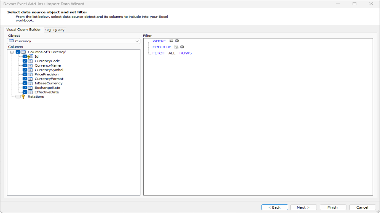 Snapshot 3 of Devart Connector for Zoho Books from Excel