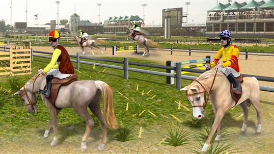 Horse Racing Simulator 3D - Derby Jockey Riding screenshot 4