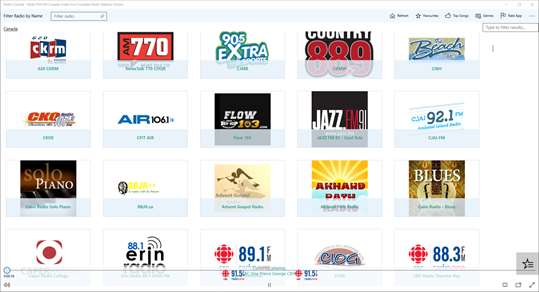 Radio Canada - Radio FM AM Canada: Listen live Canadian Radio Stations Online screenshot 6