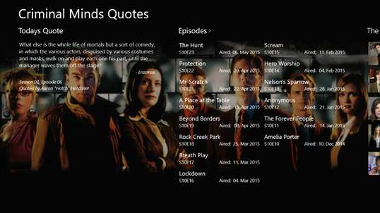 Criminal Minds Quotes screenshot 1