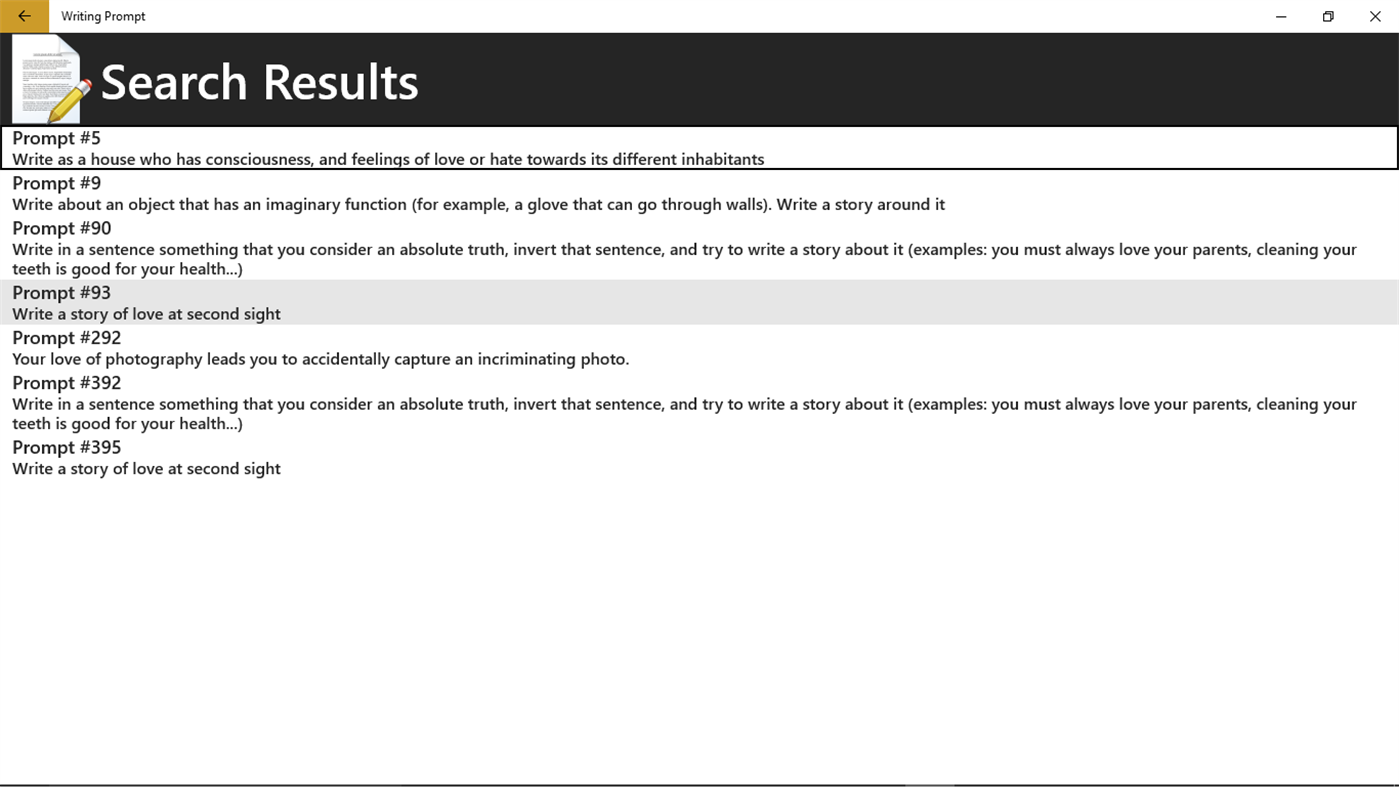 #5. Writing Prompt (Windows) 由: McKisic Designs LLC