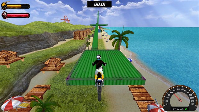 Hill Bike Racing 3D – Turbo Stunt screenshot 1
