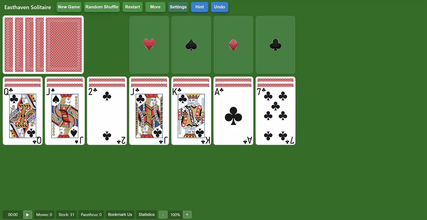 #1. Еasthaven Solitaire Solitairex (Windows) 由: Solitairen
