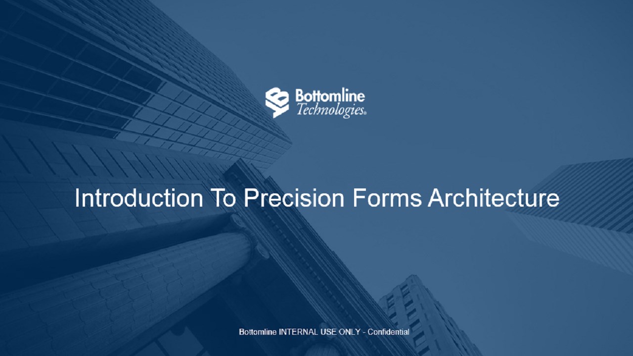 Snapshot 2 of Bottomline PrecisionForms Extended