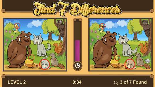 Find It Difference Animals screenshot 2