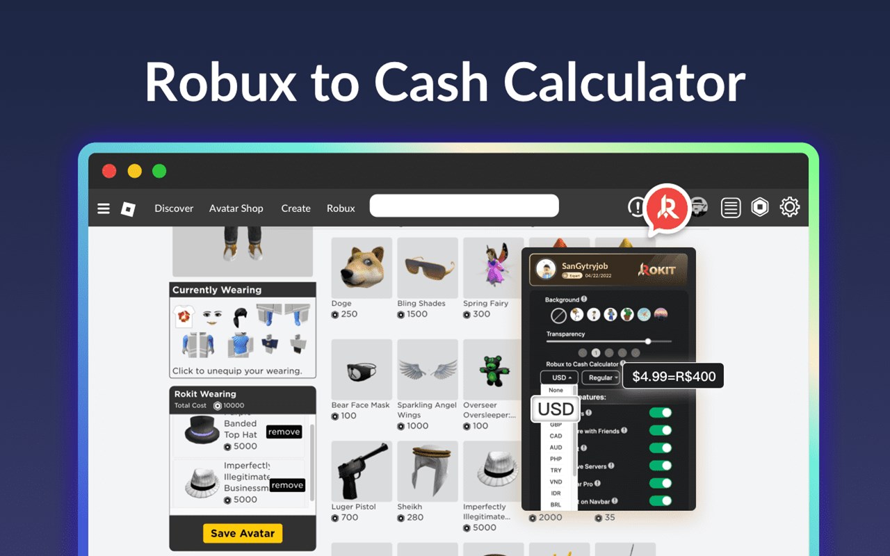 RoKit - Roblox WebKit. Best Roblox Enhancer