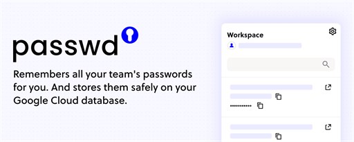 Passwd: Team Password Manager marquee promo image