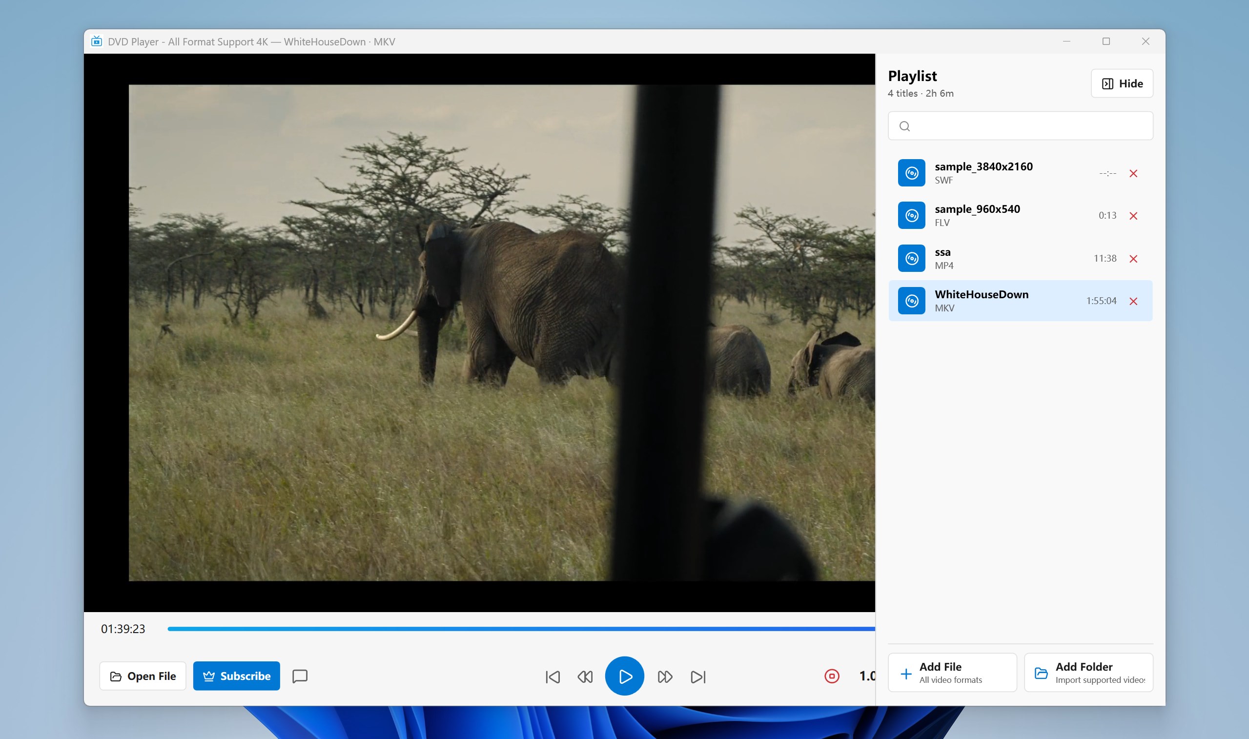 DVD Player - All Format Support 4K screenshot