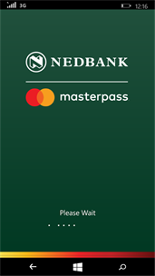 Nedbank Masterpass screenshot 1