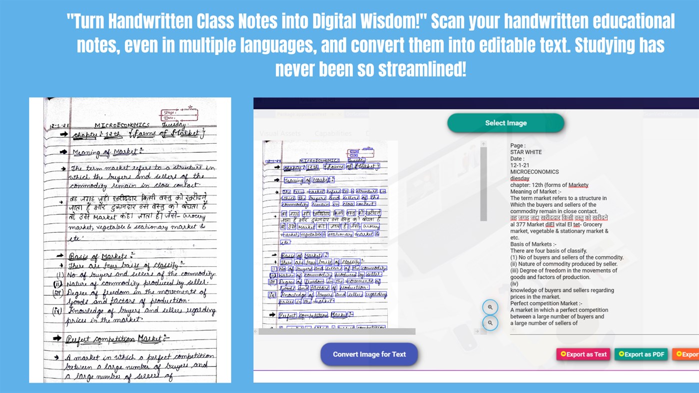 #5. AI Text Scanner : Images To Text Converter (Windows) By: finetuneapps