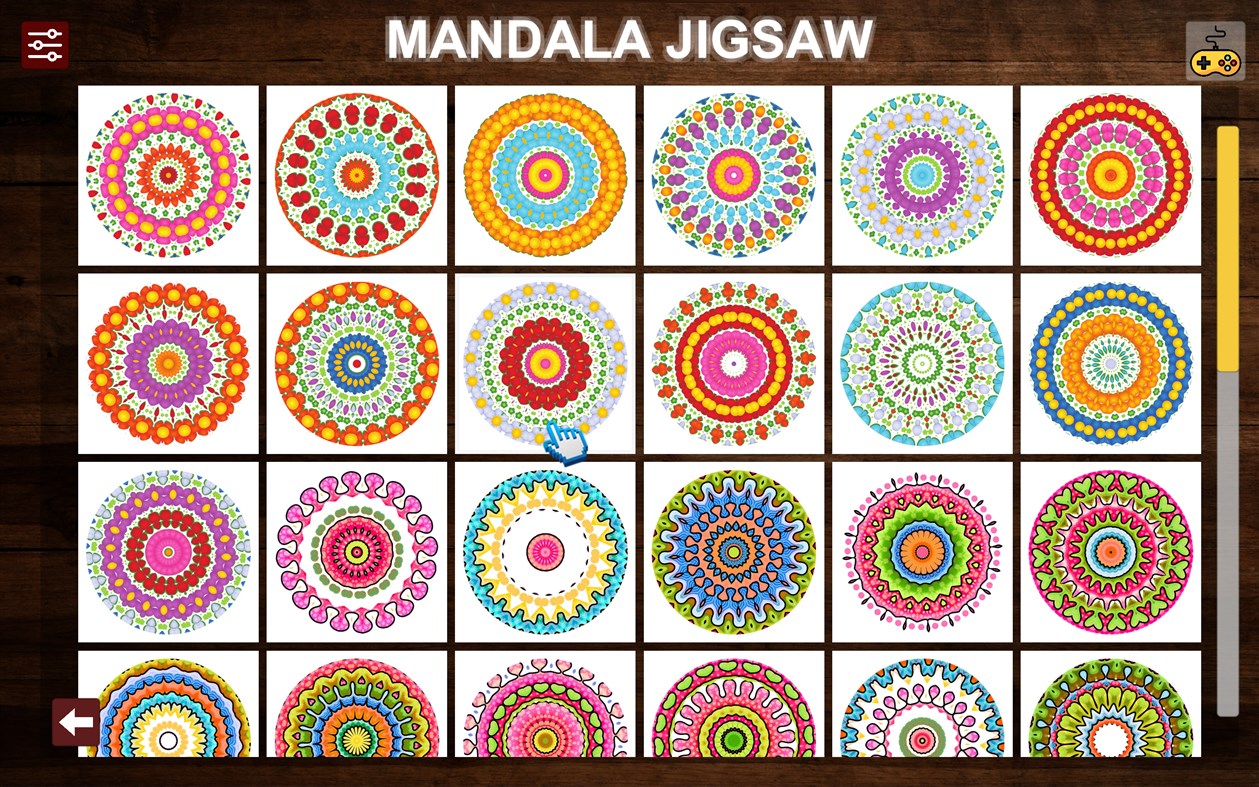 #9. MANDALA Jigsaw Puzzles - AntiStress & Relaxing Game (Xbox) By: NovaSoftwares