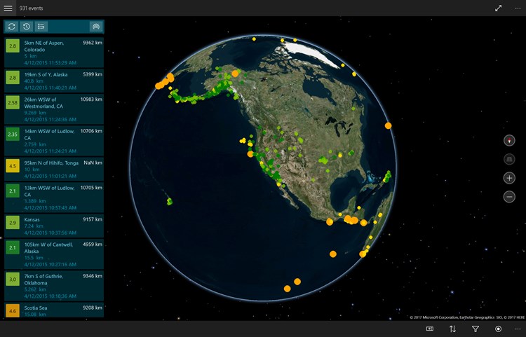 Terrae Motus - Earthquakes tracking - PC - (Windows)