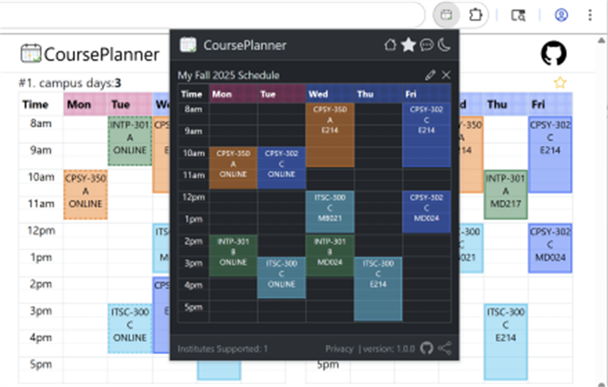 CoursePlanner