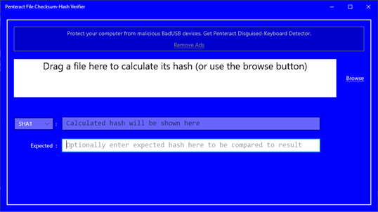 Penteract File Checksum-Hash Verifier screenshot 5