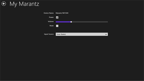 MyMarantz Screenshots 1
