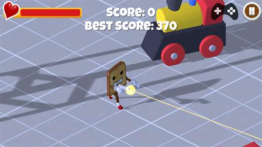 Shooter Bread 1 - Games for kids screenshot 4
